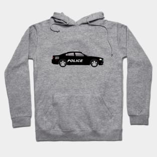 Black Police Car (Charger) Hoodie